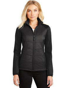 Chaqueta Softshell personalizada para mujer con estilo a la moda, chaqueta Softshell resistente al viento de poliéster de trabajo para mujer - Product Image 3