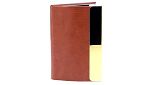 Tarjetero hecho a mano para tarjetas de nombre tarjetas de débito tarjetas de crédito último diseño PU cuero acero exportado India para uso mundial - Product Image 2