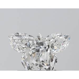Diamant de laboratoire créé de 1,18 carat, taille papillon, couleur F, clarté VVS2, pour la fabrication de bijoux - Product Image 1