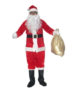 New Hot Selling Product Christmas Beautiful Santa Costumes in Red and White Color Available at Best Price for Sale