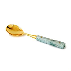 Brass Cutlery HOT SELLING Cutlery Selandia Rattan Salad Server Set of 2 MADE IN INDIAA - Product Image 4