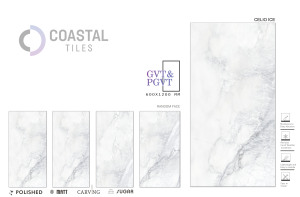 กระเบื้องพอร์ซเลนระดับพรีเมียมเกรด AAA + 600x1200 celio ICE ICE Anti-SLIP การออกแบบที่หรูหราทันสมัยด้วยหินอ่อนสำหรับพื้นผนังภายใน - Product Image 2