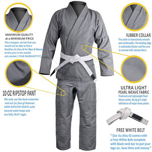 Venta al por mayor cómodo BJJ GI uniforme resistente adulto BJJ GI uniforme precio barato BJJ GI uniforme - Product Image 2