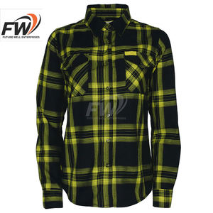 Chemises en flanelle tissée pour hommes, automne, anti-rides, respirantes, manches longues, haute qualité, écologiques, personnalisables, durables - Product Image 1