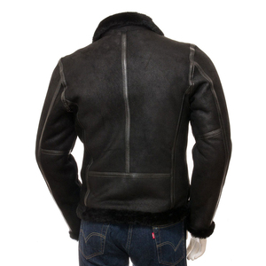 Veste de style épuré adaptée aux tenues décontractées Veste tendance offrant un confort en cuir pour hommes Veste tendance - Product Image 2