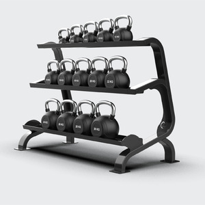 Soporte para Pesas Rusas QLI QKSR54, Estante de Almacenamiento de Acero Resistente con Diseño de Dos Niveles para un Fácil Acceso y una Organización Segura de las Pesas Rusas en Gimnasios - Product Image 4