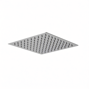 Soffione Doccia Quadrato in Acciaio Cromato 20x20 Cm di Koricini - Product Image 3