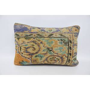 <b>Beige</b> Kantha <b>Cushion</b> 16x24 Inch Modern Style Wool Pillow Vintage Pattern Woven Decorative <b>Cushion</b> for Bedding Sofa Car Portable - Product Image 1