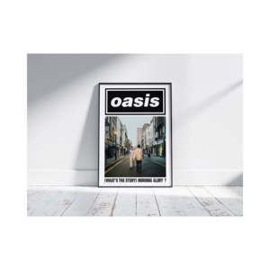 Oasis <b>Poster</b> What's the Story Morning Glory Wall Decor Paper Art - Product Image 3
