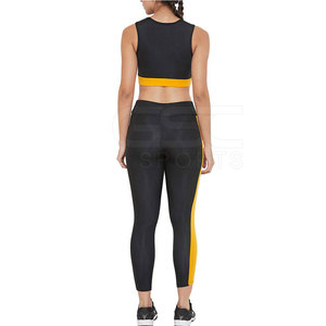 Juego de Yoga Moq bajo de talla grande para damas Uso Cómodo Fácil de usar Gimnasio Yoga Set Disponible En stock - Product Image 2