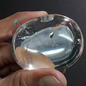 Venta al por mayor de cuarzo transparente de calidad superior PIEDRA DE Palma India cristal decorativo regalo estilo Feng Shui grabado tallado para la decoración del hogar - Product Image 4