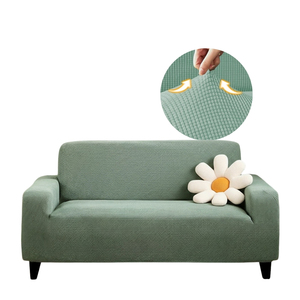Housse de canapé 2 pièces de haute qualité, motif élastique, facile à nettoyer, fabriquée au Vietnam, directement de l'usine, pour le salon - Product Image 1
