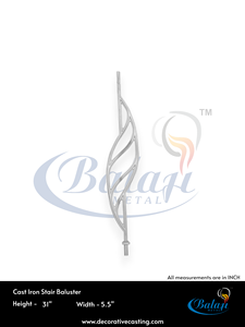 Balustres en fonte gris moderne en gros, moulage au sable, surface super sablée, pièces de garde-corps hautement polies, balcon en vrac - Product Image 4