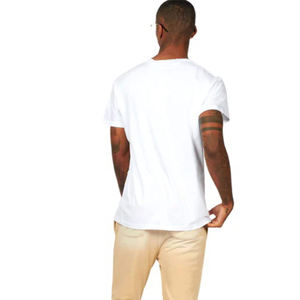 T-shirt personnalisé à imprimé étoile blanche pour homme, coton, streetwear, manches courtes, décontracté, t-shirt graphique - Product Image 3