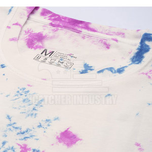 Camisetas de Hombre Teñidas con Técnica Tie Dye, Diseño Moderno, 100% Algodón Tejido, Alta Calidad, Ecológicas, Transpirables, Venta al Por Mayor - Product Image 4