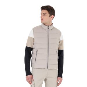Nouvelle conception de veste sans manches pour homme, mode d'hiver, fermeture éclair intégrale, coupe ajustée, confortable, deux poches, vestes sans manches pour homme - Product Image 3