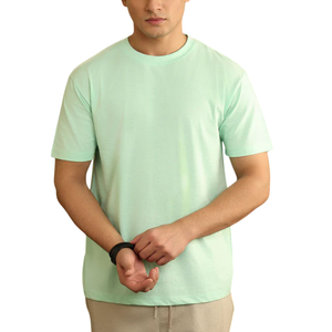 Camiseta 100% algodón para hombre, corte holgado, talla grande, de alta calidad, de secado rápido. - Product Image 6