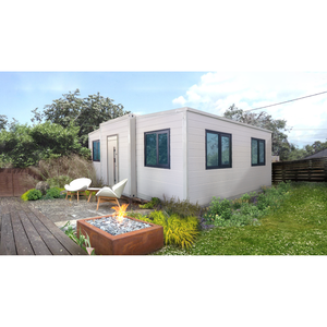 Casa Contenedor Expandible Duo Mod 20' de 385 Pies Cuadrados, Casa Pequeña con 2 Dormitorios, Baño Completo, Cocina, Comedor y Sala de Estar, Diseño Europeo - Product Image 1