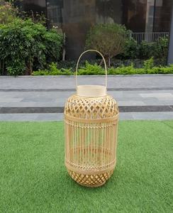 Linterna de bambú natural para decoración del hogar y la cocina, decoración de bodas, material de bambú 100% con la mejor calidad hecho en Vietnam - Product Image 3