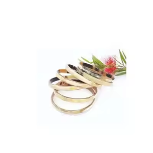 Brazaletes de pulsera de cuerno de búfalo múltiple natural para mujer Producto de alta calidad de Crescent Crafts - Product Image 4