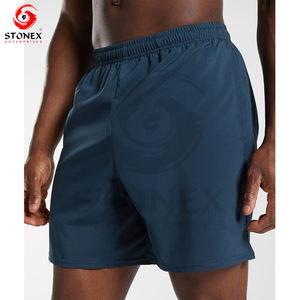 กางเกงขาสั้นจ็อกเกอร์ผ้าฝ้ายฟลีซลำลองสไตล์สปอร์ตสำหรับผู้ชาย พิมพ์โลโก้ได้ คุณภาพสูง ใส่สบาย ผ้าแคนวาสถัก - Product Image 3