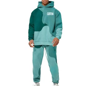 Ensemble de survêtement unisexe en gros, vêtements de sport, jogging, salle de sport, veste et pantalon, logo personnalisé, survêtement unisexe, vêtements de sport, tenue d'entraînement - Product Image 1