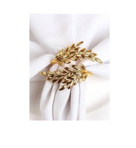 Anillo para Servilletas de Aluminio Hecho a Mano, Diseño Floral, Ecológico, Decoración para Mesa de Boda o Cena - Product Image 3