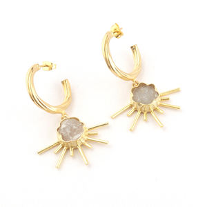 Ttractive-pendientes de hierro viejo, anzuelos anchos - Product Image 3