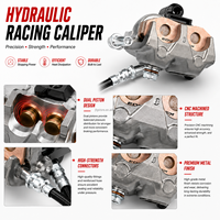 Ensemble d'étrier de frein arrière renforcé JFG, frein à disque hydraulique complet, pièces de moto tout-terrain pour Talaria MX4 MX5 XXX