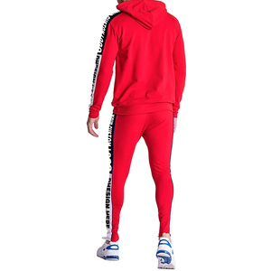 Survêtement 100% coton doux et élégant à capuche impression par sublimation personnalisée pour hommes femmes et enfants parfait pour le sport et l'utilisation active - Product Image 2