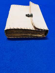 สมุดโน้ตสายหนัง A4สไตล์วินเทจของแท้ปกแข็งปรับแต่งได้เข็มขัดกระดาษปิดหัวเข็มขัด deckle ขอบสำหรับไดอารี่ - Product Image 3