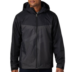 Mens <b>Waterproof</b> <b>Breathable</b> Eco-Friendly Polyester/Nylon <b>Lightweight</b> Hooded Windbreaker Outdoor Casual Winter <b>Jacket</b> - Product Image 1