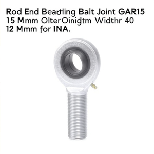 Rodamiento de Extremo de Barra, Junta de Bola GAR15, 15 mm de Diámetro Exterior, 40 mm de Ancho, 12 mm para INA - Product Image 3