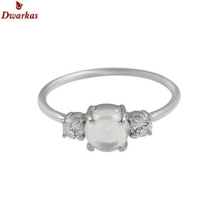 925 Sterling Silver Prong <b>Ring</b> Classic Fine Jewelry for Women's Wedding Birthday Party Featuring <b>Lapis</b> Zircon Diamond - Product Image 5