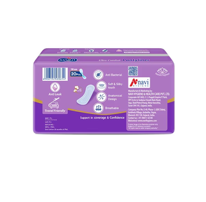 Protector Diario Sanilo Ultra Dry, Algodón, 180 mm, 20 Piezas, Suave, Cómodo, Absorbente, Transpirable, Uso Diario, Mujer - Product Image 2