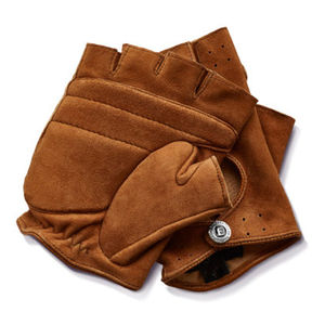 Gants en cuir vintage pour homme, style 2025, pour l'hiver, pour l'extérieur, tendance, garde au chaud - Product Image 6