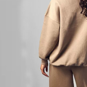 Hauts et shorts en tricot gaufré pour femmes ensembles courts décontractés 2 pièces logo d'été personnalisé de haute qualité pyjama solide à la mode pour la maison - Product Image 5