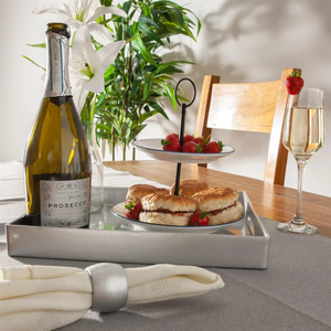 ถาดเสิร์ฟใบไม้ทองที่ทันสมัยถาดอาหารโลหะถาดคุณภาพสูงสําหรับร้านอาหารเครื่องครัวขายส่งจากเวียดนาม - Product Image 6