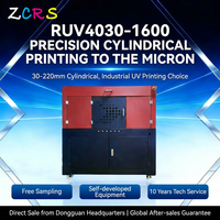 ZCRS OEM G6 CF3 Nueva Impresora UV Cilíndrica de Alta Giro 360° con Tinta UV, 600dpi, Software RIP Automático, Impresión Rollo a Rollo, Pantalla Táctil, para Impresión 3D de Huevos