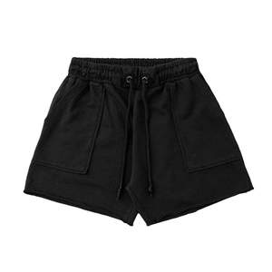 Shorts de basket-ball décontractés pour hommes, de haute qualité, écologiques, service OEM, personnalisés, solides, en toile, double couche, imperméables, respirants - Product Image 6