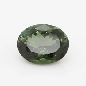 พลอยทัวร์มาลีนสีเขียวธรรมชาติ รูปทรงวงรี เจียระไนแบบเหลี่ยม จำหน่ายพลอยหลวมสำหรับทำเครื่องประดับ น้ำหนัก 1 กะรัต 2 กะรัต 3 กะรัต ขนาด 8x10 6x8 5x7 - Product Image 1