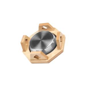 Bol en bois écologique 100% fait à la main pour animaux de compagnie support d'alimentation pour chat et chien meubles pour animaux de compagnie de haute qualité du Vietnam en gros - Product Image 5