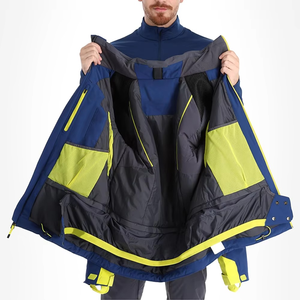 Traje de Esquí de una Pieza para Hombre, Impermeable y Cortavientos, Ropa de Trabajo para Deportes al Aire Libre, con Cremallera Térmica - Product Image 3