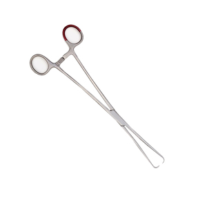 Pinzas de tenáculo uterino Schroeder, pinzas de agarre cervical de acero alemán recto de 10 pulgadas para cirugía - Product Image 4