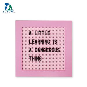 Tablero de letras portátil con marco de madera resistente al viento, ligero y duradero, 25x25cm - Product Image 1