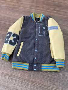 Chaqueta universitaria de lana de último diseño para hombre, parches bordados con cuello levantado de invierno, parches con logotipo personalizado, trabajo de chenilla - Product Image 2