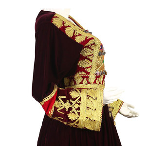 2023 último diseño de alta calidad hasta el suelo vestido Afghan Kutchi para mujer logotipo personalizado y decoración de encaje al mejor precio - Product Image 6