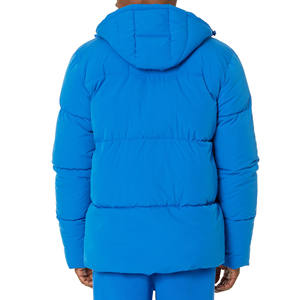 เสื้อโค้ทแบบพองมีฮู้ดเสื้อแจ็คเก็ตบุนวมสำหรับผู้ชายลำลองแห้งเร็วเสื้อแจ็กเก็ตผู้ชายพิมพ์ลายโลโก้ตามสั่ง - Product Image 6