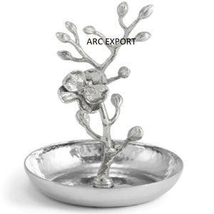 Bol à mélanger en métal de la plus grande qualité Décoration de table Dernier bol de créateur avec des bols de décoration en feuille de lys couleur or pour les Offre Spéciale - Product Image 2