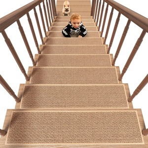 Best-selling Linen Non Slip <strong>Stair</strong> <strong>Carpet</strong> <strong>Treads</strong> <strong>for</strong> Wooden Steps Indoor Kids Elders and Pets <strong>Stair</strong> <strong>Carpet</strong> Pads <strong>for</strong> Wood <strong>Stairs</strong> - Product Image 1
